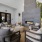 fireside seating in outdoor lounge